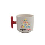 lili hediyelik Öğretmenler Günü Okul Teması Baskılı Kahve Kupası Kupa Bardak Hediyelik Ürün