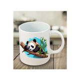 lili hediyelik Panda Tasarımlı Kupa Bardak - Seramik Çay, Kahve Hediyelik Bardağı