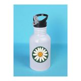 lili hediyelik Papatyalı Baskılı Matara Suluk 600 ml - Sporcu Suluğu, LH9782634892364235234