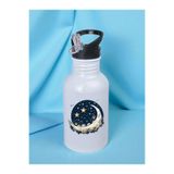 lili hediyelik Parlayan Ay Baskılı Matara Suluk 600 ml - Sporcu Suluğu, LH97264928364235234