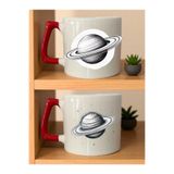 lili hediyelik Satürn Teması 2'li Kupa Bardak - Doğum Günü Hediyesi Sevgiliye, Yıldönümü Hediyesi Erkek Bej, LH9782649827542323453242