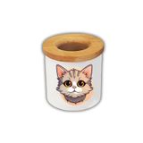 lili hediyelik Sevimli Kedi Baskılı Kalemlik Kalem Kutusu