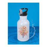 lili hediyelik Sonbahar Baskılı Matara Suluk 600 ml - Kız Çocuk Suluk, Kız Sulukları