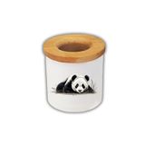 lili hediyelik Uyuyan Panda Baskılı Kalemlik Kalem Kutusu