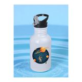 lili hediyelik Uzayda Çocuk Matara Suluk 600 ml - Beyaz, LH903287643296235234