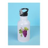 lili hediyelik Üzüm Baskılı Matara Suluk 600 ml - Sporcu Suluğu, LH982374890237523523