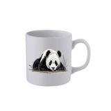 lili hediyelik Yerde Uyuyan Panda Baskılı Kupa Bardak - Seramik Çay, Kahve Hediyelik Bardağı