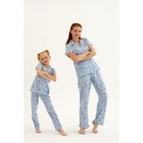 Lilian L40289 Sweet Pijama Takımı Anne Kız Pijama Takımı.ayrı Ayrı Satılır Fiyatlar Farklıdır - Mavi - 3 - 4 Yaş