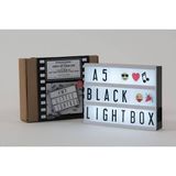 Lilibeaty A5 Işıklı Harfli Dekoratif LED Pano Lightbox - Beyaz