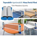 Lilibeaty Mekanizmalı Masa Tenisi Filesi - . - Beyaz