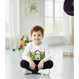 Liliboom Kids Sevimli Tıger Baskılı Bebek Eşofman Takımı - Beyaz - 1 Yaş