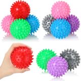 Liliful 12 Adet Dikenli Masaj Topu, Sert Ayak Bilyalı Masaj Aleti Derin Doku için Sert Ayak Kemeri Eğitmeni, Plantar Fasiit, Ayaklar, Sırt, Eller, Kaslar Ağrıları, Egzersiz, 3 İnç (6 Renk)