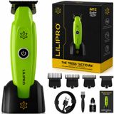 LILIPRO M12 Profi Erkek Saç Kesme Makinesi ve Sakal Tıraş Makinesi | Profesyonel Saç ve Sakal Düzeltici - Zero-Gap DLC-T-Blade, 7500+ RPM, Kablosuz, USB-C, 2000 mAh Pil, Sessiz ve Hassas, Berber ve Ev