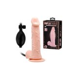 Lilitu Shop 19 cm Pompalı Büyüyen Realistik Penis Anal Vajinal Dildo Mastürbatör