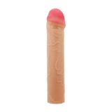 Lilitu Shop 2,5 Cm Dolgulu Premium Ten Rengi Silikon Penis Kılıfı