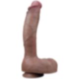 Lilitu Shop 27 cm Yeni Nesil Çift Katmanlı Gerçekçi Kalın Dildo Penis