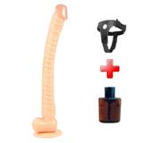 Lilitu Shop Belden Bağlamalı 40 cm Gerçekçi Uzun & Kalın Dildo Penis BDM1522B