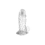 Lilitu Shop Klitoral Uyarıcılı Titreşimli Şeffaf Penis Kılıfı