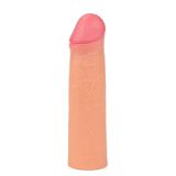 Lilitu Shop Nature Extender 5,5 cm Dolgulu Premium Ten Rengi Silikon Penis Kılıfı LV4213F