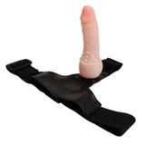 LilituShop 16 cm Belden Bağlamalı İçi Dolu Strapon Penis BDM22019