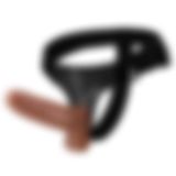 LilituShop 16 cm Yeni Nesil Belden Bağlamalı İçi Dolu Titreşimli Strapon BDM2264