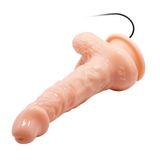 LilituShop 17 cm Belden Bağlamalı Gerçekçi Titreşimli Dıldo BDM8018AB