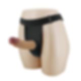 LilituShop 17,5 cm Belden Bağlamalı İçi Boş 7 cm Dolgulu Strapon BDM1343