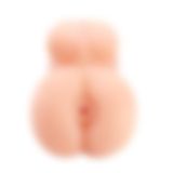 LilituShop 3 Boyutlu Testisli Yarım Erkek Vücutlu Suni Mastürbator BDM9177