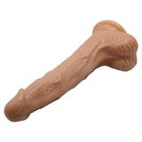 LilituShop Belden Bağlamalı USB Şarjlı 20 cm Oynar Başlı İleri Geri Hareketli Titreşimli Dıldo BDM8080B