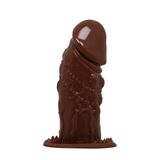 LilituShop Klitoral Uyarıcılı Tırtıklı Damarlı Penis Kılıfı BDM1603