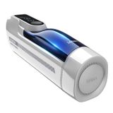 LilituShop USB Şarjlı Sesli Isıtmalı İleri Geri Hareketli Titreşimli Emme Vakum Ayarlı Masturbator BDM1577