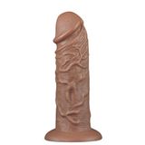 LilituShop Yeni Nesil Çift Katmanlı 26,6 cm Realistik Kalın Dildo Melez Penis LV111011