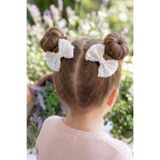 Liliza Accessories Beyaz Pul Payet 2li Çocuk Fiyonk Klips - Düğün Mezuniyet Tokası