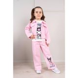 Lillypicca Kız Çocuk Kot Ceket - T-Shirt - Kot Pantolon Şık Kombin Takım - 3 - 4 Yaş - Pembe