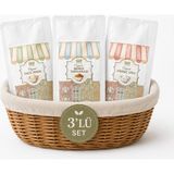 Lilo Natural 3'lü Organik Ek Gıda Seti - Ince Irmik, Pirinç Unu, Bebek Tarhanası - 1