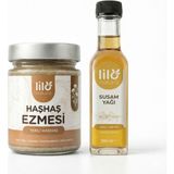 Lilo Natural Haşhaş Ezmesi ve Susam Yağı Seti 1 Adet Yerli Üretim Doğal Aroma ve Katkısız Özellik
