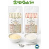 Lilo Natural Organik İnce İrmik & Organik Pirinç Unu 350 gr Setli Ek Gıda Seti Doğal Malzeme