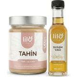 Lilo Natural Tahin ve Susam Yağı Seti 300 g ve 100 ml Yerli Gökova Susam Aromasıyla Özel - 1 Adet