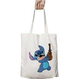 Lilo Stitch Pelekai Gitar Sofia Iki Taraf Kalıcı Yıkanabilir Okul Plaj Omuz Bez Çanta