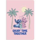 Lilo&stitch A5 80 Yp. Çiz.ciltli Sert Kapak Defter - Enjoy Time Together