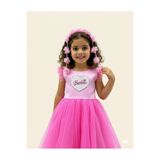 Lily and Co Lily Co Pembe Prenses Çocuk Elbisesi - Özel Gün, Müsamere ve Doğum Günü Elbisesi