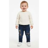 Lily and Co Top Yazılı Erkek Bebek Jean Pantolon Belden Ayaranabilir Lily1016
