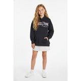 Lily & Co. Blackpink Baskılı Pamuklu Iki Iplik Hodiee Sweatshirt - Siyah - 10 - 12 Yaş