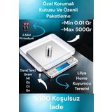 Lilya Home 0,1gr Dijital Hassas Mutfak Ve Kuyumcu Terazisi 0,1gr-3000gr