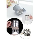 Lilya Home Paslanmaz Metal Un Eleği & Şeker Eleği