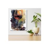 Lilyhobbyland (1521) Renkli Baskılı Sayılarla Boyama Hobi Seti (Çerçeveli) 60x75 cm: Kadeh
