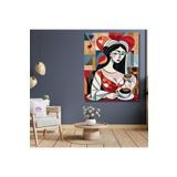 Lilyhobbyland (1746) Renkli Baskılı Sayılarla Boyama Hobi Seti (Çerçeveli) 50x65 cm: Soyut Resim 26