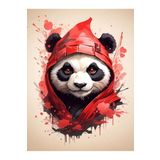 Lilyhobbyland (3340) Renkli Baskılı Sayılarla Boyama Hobi Seti (Çerçeveli) 50x65 cm: Panda