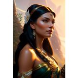 Lilyhobbyland (3469) Renkli Baskılı Sayılarla Boyama Hobi Seti (Çerçeveli) 50x65 cm: Masum Güzel 2