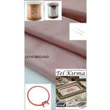 Lilyhobbyland Tel Kırma Başlangıç Kiti (Pudra Renk Kare Tül, 2 Adet Taç Tel Kırma Teli ve Büyük Yaylı Kasnak)